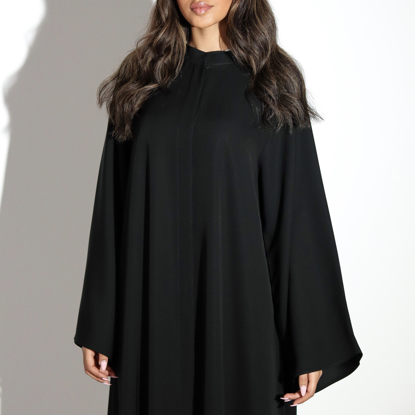 Picture of Double cloche plain abaya 